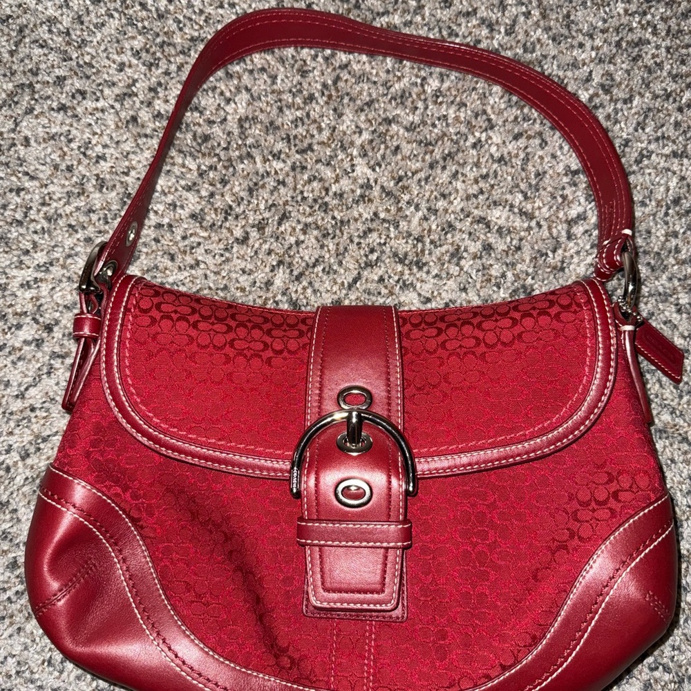 Coach Red SoHo Shoulder Bag
